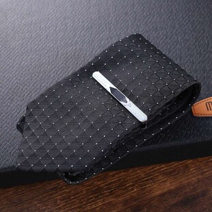 极速necktie cufflinks Tie cliAp hanky men suit 5sets gift男