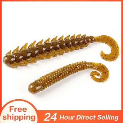 极速30pcs/12pcis Fishing Lures Soft Bait Carp Bass Artificia