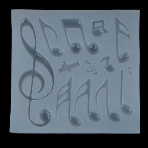 新品Musical Note Shape Silicone Mold FonKdant Cake Decoratin