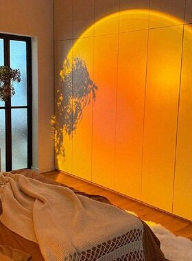 极速Rainbow Sunset Room vWall Projection Atmosphere Lamp
