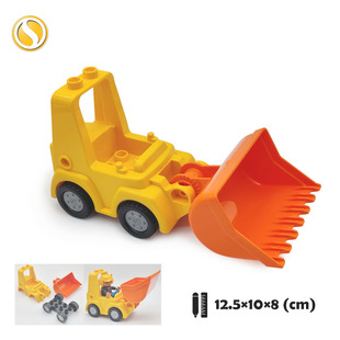 Airplane mondel Big Building Vehicle 极速Trailer Blocks Car