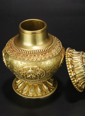 极速慧宝纯铜宝瓶家用v摆件八吉祥宝瓶摆件吉祥八宝瓶