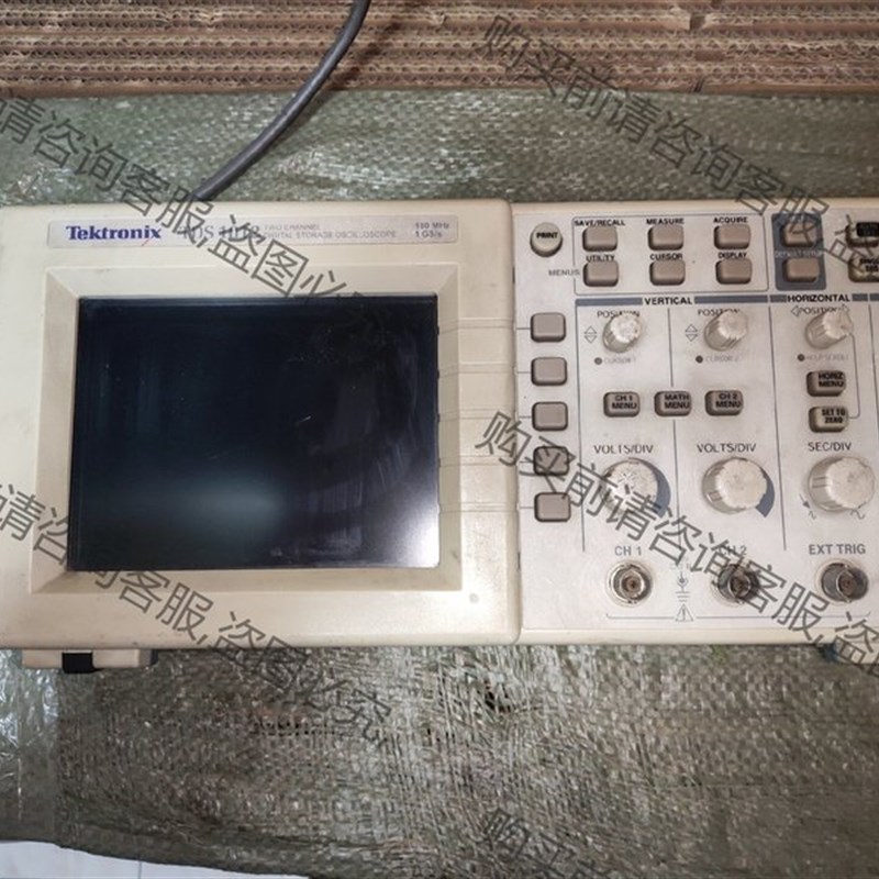 极速拍前议价:TDS1012  泰克100MHZ示波器成色如图,功Z能正常,