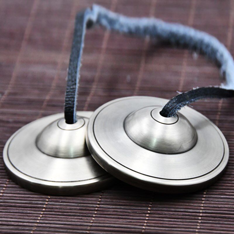 极速藏传尼d泊尔密宗法器法会响铜碰铃丁夏少数民族打击乐器