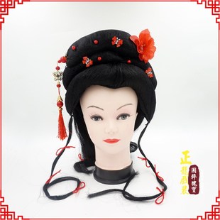 极速正龙戏装 京剧戏曲戏剧服装京剧F越剧小旦花旦丫鬟假发 小姐