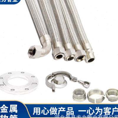 新品2023新品不锈钢快速接头mC式金属波纹管夹头式法兰式酒厂化工