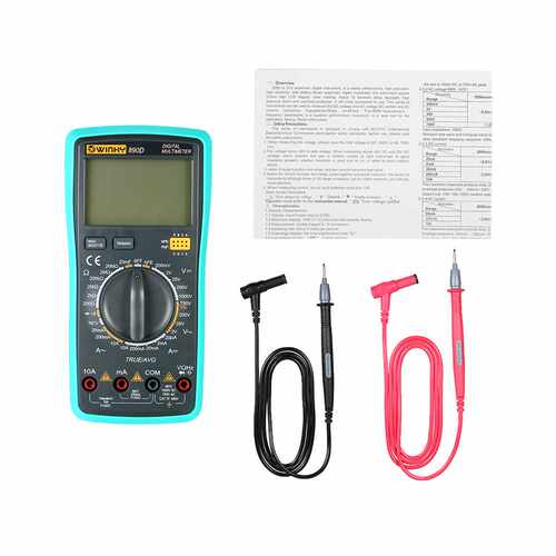 新品Multi-functional Digital Multimeter Tester NCV TWrue RMS