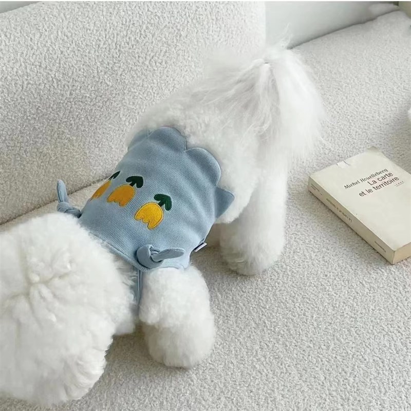 极速吊带背心小狗狗衣服猫u咪宠物贵宾泰迪比熊博美小型幼犬春夏