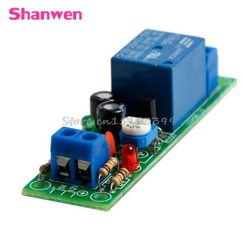 极速12V 0-60 Seconds qTimer Switch JK02B DC Adjustable Delay