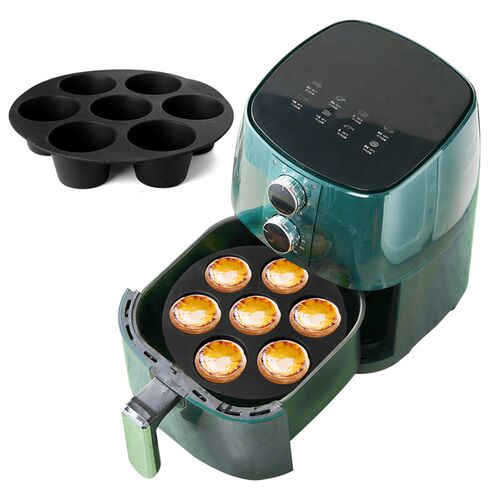 新品7 Evden Cake Cups Air Fryer Accessories Round Muffin Cup