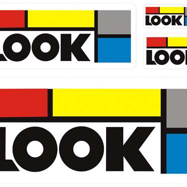 极速LOOK自行车贴纸 单车贴纸Y 一张四个