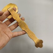 极速老黄铜d如意摆件纯铜实心浮雕事事如意铜器装 饰品称心如意手