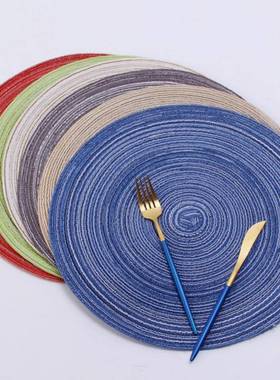 极速40%HOTRound Heat Insulation Table Mug MatR Pad Placemat
