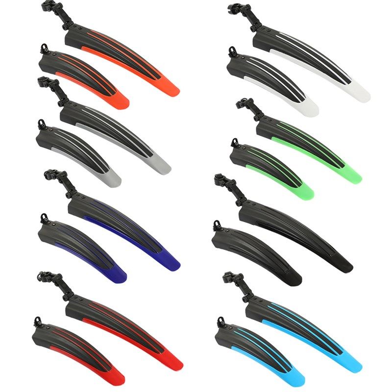 极速2pcs dMTB Bicycle Splash Fender Guard Front/Rear Tire Wh
