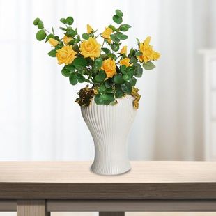 Jar Floral Traditional Applique ArrXangement Hand 极速Temple