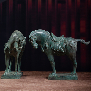 极速泰国全铜摆件纯铜马s到功成客厅办公室摆设开业礼品烟酒柜装