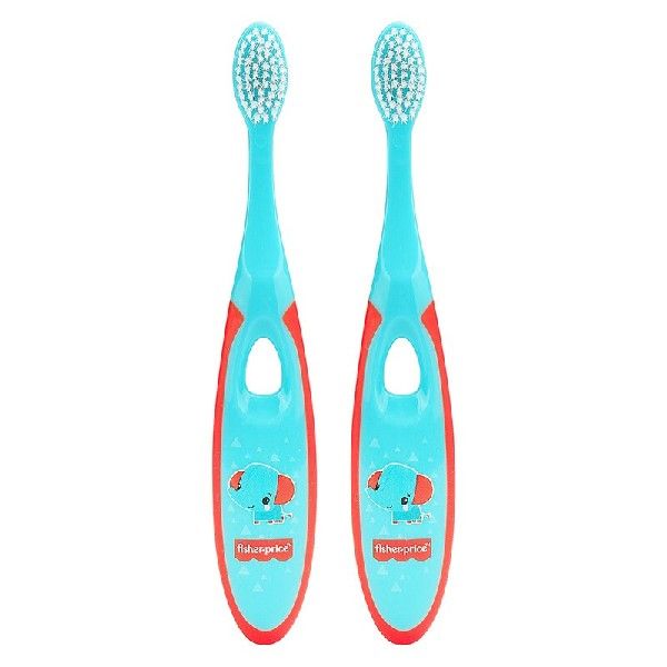 极速费雪(FisherPrice)儿童D牙刷宝宝牙刷细软毛牙刷口腔清洁3-
