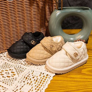 3岁2婴儿软底 极速女宝宝女童加绒加厚雪地t靴2023冬季 小童棉鞋