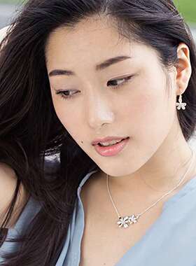 极速Neacklace personality flower identification flower neckl