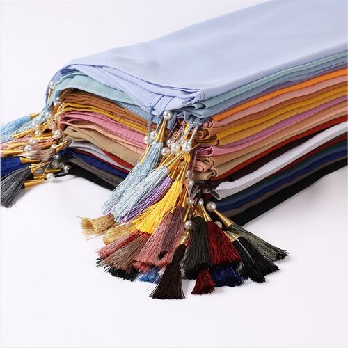 极速Neaw Bubble Chiffon Scarf Malay Indonesian Scarf Headban