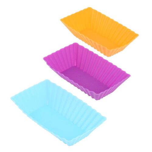 极速Silicone Reusable Cake Mold Jelly BakNing Mould Cupcake