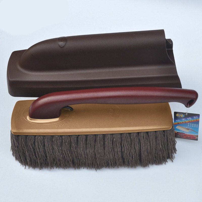 新品汽车掸子除尘掸车扫灰尘软毛刷D子蜡刷擦车拖把蜡拖鸡毛油掸