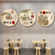 饰墙 饰画火锅店壁画餐馆湘菜X墙面装 新品 饭店挂画农家乐背景墙装