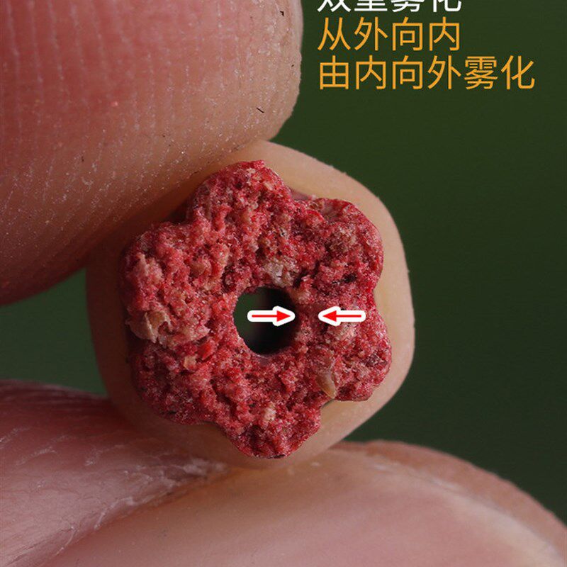 极速鱼饵颗粒饵料红虫皮筋野钓草鱼鲤鱼K料懒人打窝料鲫鱼专用钓