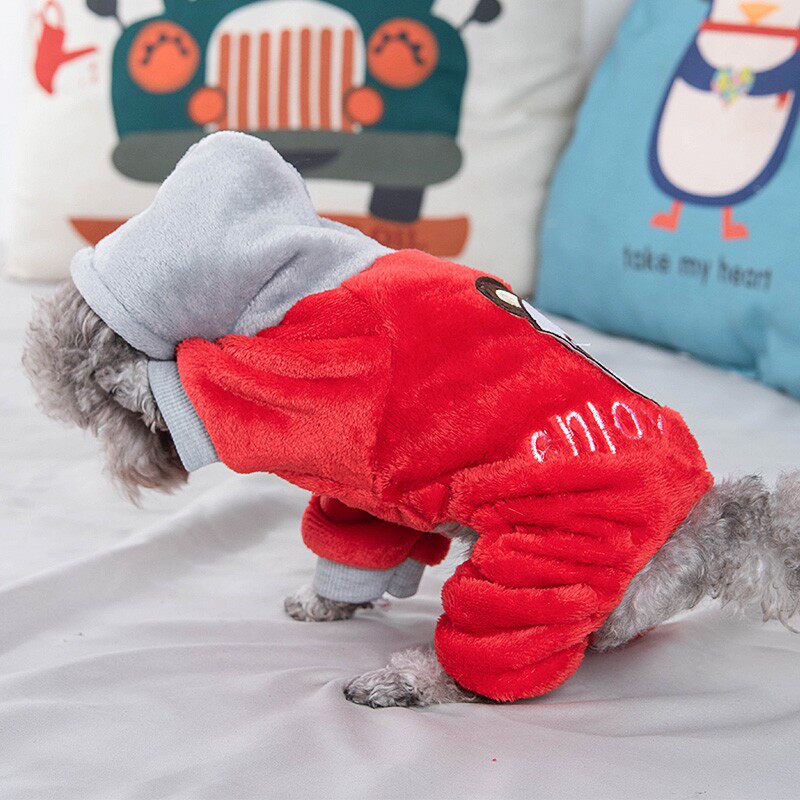 极速小狗狗衣服泰迪比熊博美雪纳C瑞宠物棉衣冬天小型犬幼犬保暖