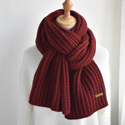 极速Multicolor Women Winter Wyarm Wool Scarf Long Shawl Cash