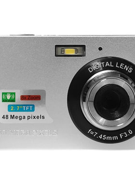 极速西克里卡西全新欧高清CCD学生数码相机48P00万像素复古卡片机