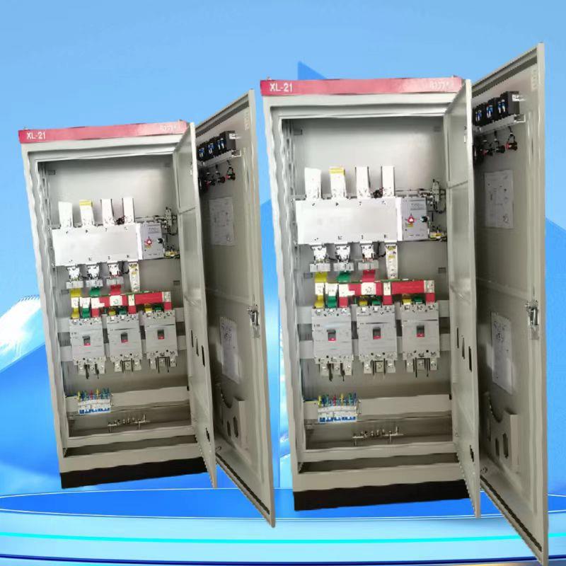 市发电双电源XL-21落地动力柜成套智能动力三相四线开关配电柜