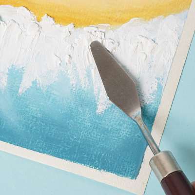 极速油画刀刮刀美术专用刀套装尖头平头大号小号重彩Y油画棒软性