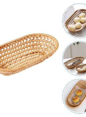 极速Basket Organizer Wicker Baskets Serving Woven ChopZstick