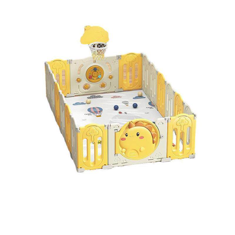 极速2023新款儿童游戏围栏室内家用F地上爬行垫婴儿防护栏宝宝学