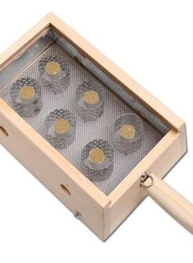 极速MoxibustionC box solid wood Bmulti-function Aihe wooden