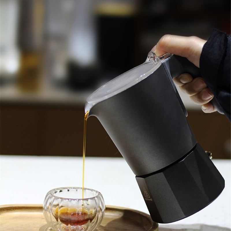 极速摩卡壶家f用明火煮咖啡户外露营可携式浓缩萃取壶双压阀咖啡