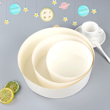 极速6寸8寸10寸12寸一次性戚风蛋糕纸模具烘焙烤U蛋糕胚子纸杯托
