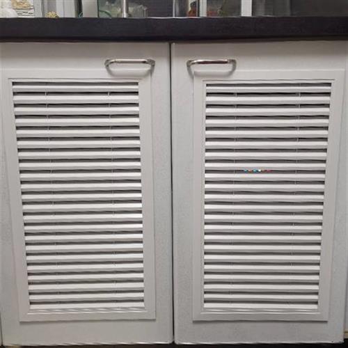 极速新品暖气装饰家用检修口装饰盖地暖分水器遮挡百W叶窗板挡板