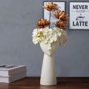 living girl vase ornaments room simple 极速Modern ncreative