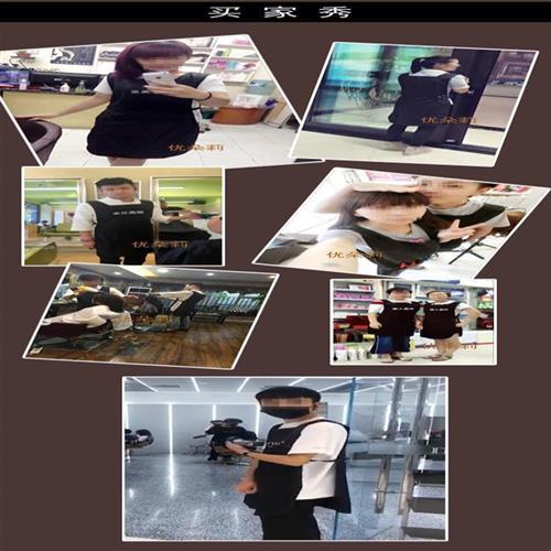 极速男女美发技师小工作服助理髲店防泼水双M面围裙廊烫染罩衣定