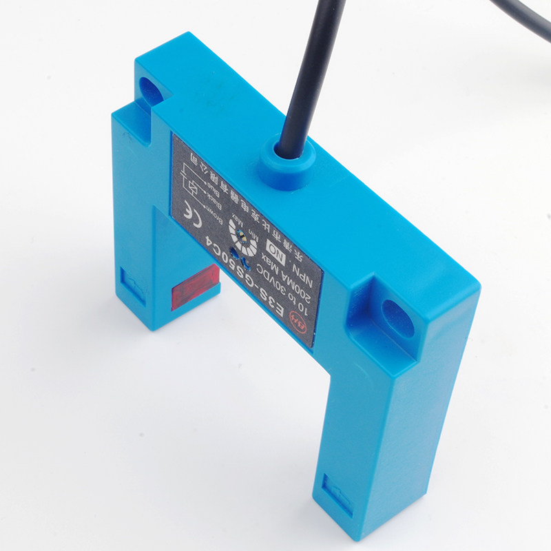 极速U型槽E3S-GS50C4红外线开关感应直流三线E4光电感Y测器50MM