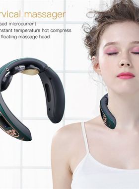 极速Electric Pulse Neck Massager TENS CJervical Massager Pai