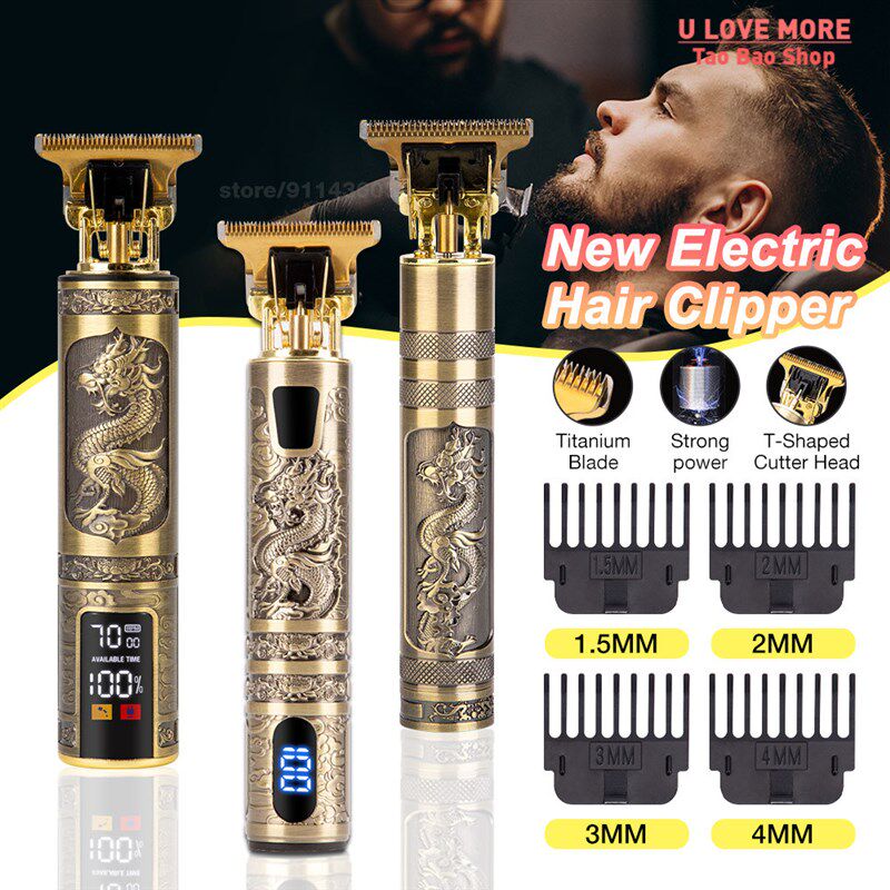 极速T9 Electric Hair Clipper Hair TrimmJer For Men Rechargea