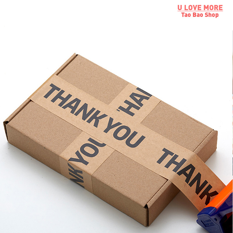 极速5CM*50M Warning THANKYOU Environmental PrPinting Tape,Hi