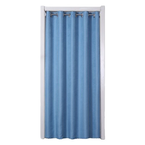 极速门帘隔断窗加厚免打孔卧室厨房家用伸缩杆一整套试.衣间遮挡