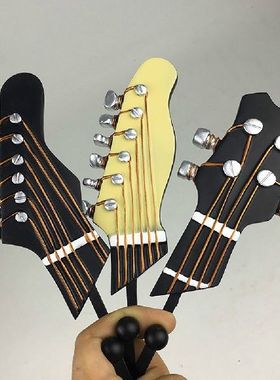 极速Guitar Head Resin qHooks 3 PCS/Set Clothes Hat Keys Hang