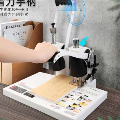 极速新古德d胶管凭证装订机档案会务z手孔打动机全自动热熔办公电