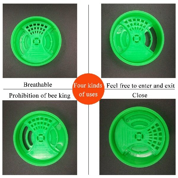 极速180PCS Double Tiers Thicken BeeF Nest Round Entrance Pla