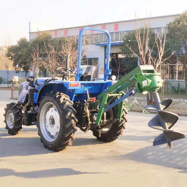 牵引式植树挖坑机立杆地钻挖穴器花卉移栽树坑机